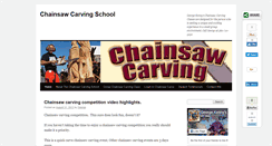 Desktop Screenshot of chainsaw-carving-school.com