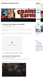 Mobile Screenshot of chainsaw-carving-school.com